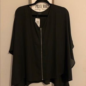 Zip down blouse from Torrid size 00